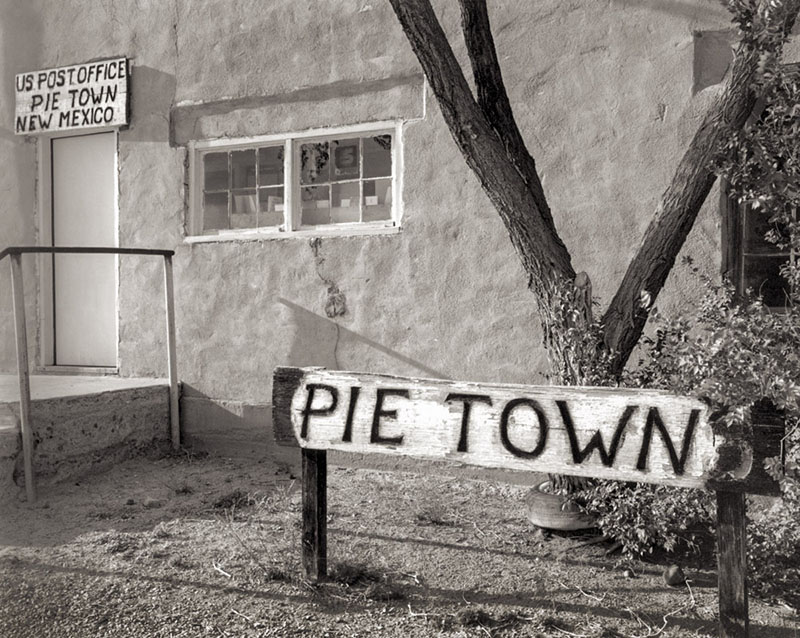 Pietown Post Office Pie Town, New Mexico post office sign and building